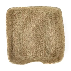 Servethouder, zeegras, 17 x 17 cm