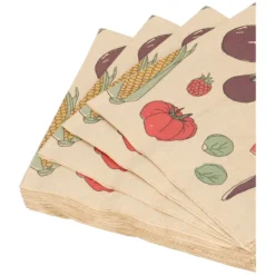 Servetten, papier, groente, 33 x 33 cm, 20 stuks