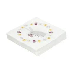 Servetten, papier, kuiken en konijn, 25 x 25 cm