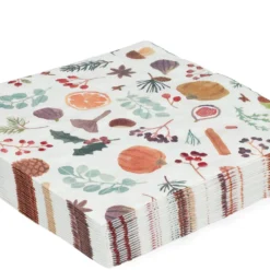 Servetten, papier, specerijen, 33 x 33 cm, 20 stuks