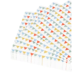 Servetten, papier, vlaggetjes, 25 x 25 cm, 20 stuks