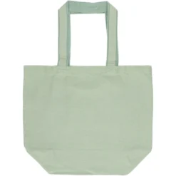 Shopper, bio-katoen, groen, 44 x 35 cm