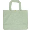 Shopper, bio-katoen, groen, 46 x 34 x 18 cm