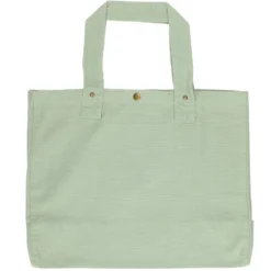 Shopper, bio-katoen, groen, 46 x 34 x 18 cm