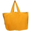 Shopper, bio-katoen, honinggeel, 38 x 22 x 44 cm