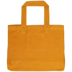 Shopper, bio-katoen, honinggeel, 38 x 22 x 44 cm