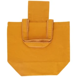 Shopper, bio-katoen, honinggeel, 45 x 37 x 19 cm