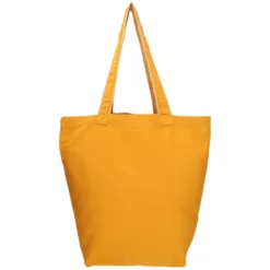 Shopper, bio-katoen, honinggeel, 45 x 37 x 19 cm