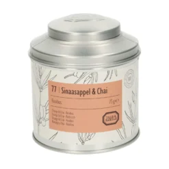 Sinaasappel & Chai, biologisch, rooibos, blik, 75 gram