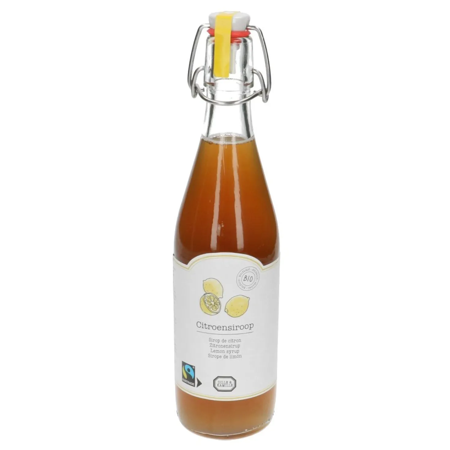 Siroop, citroen, biologisch, 500 ml