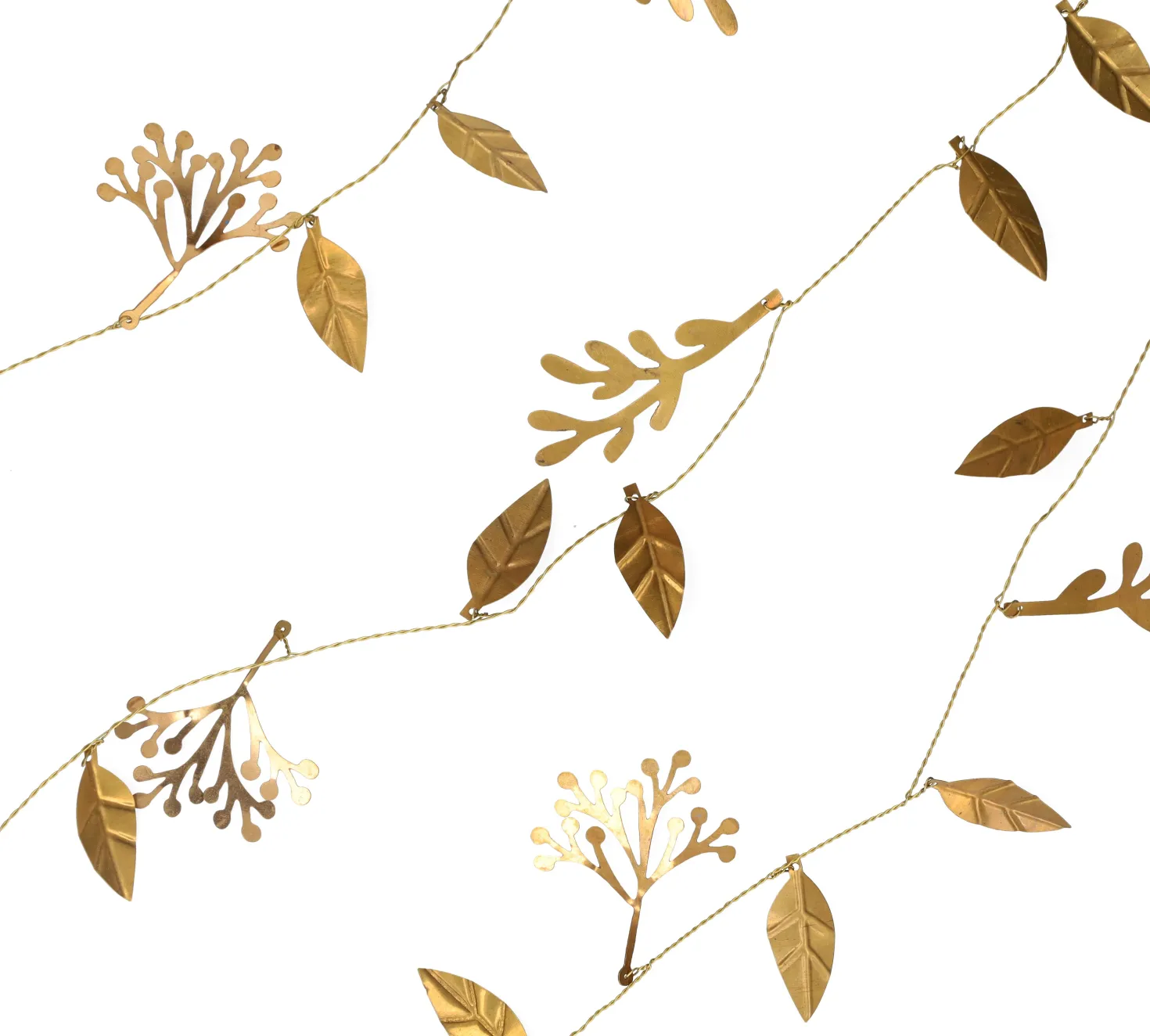 Slinger, brass, takjes, 150 cm