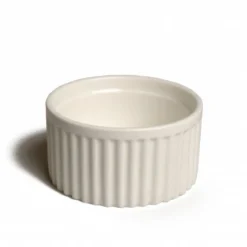 Souffléschaaltje/ ramekin, porselein, Ø 9 cm