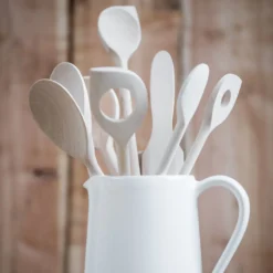 Spatel met punt, beukenhout, 33 cm