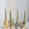 Stekers voor jaarring, lente, hout, set van 4