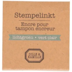 Stempelkussen, lichtgroen, 5 x 5 cm