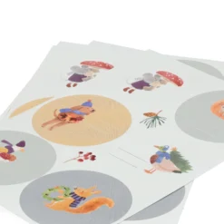 Stickers, bosvondsten, 36 stuks