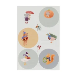 Stickers, bosvondsten, 36 stuks