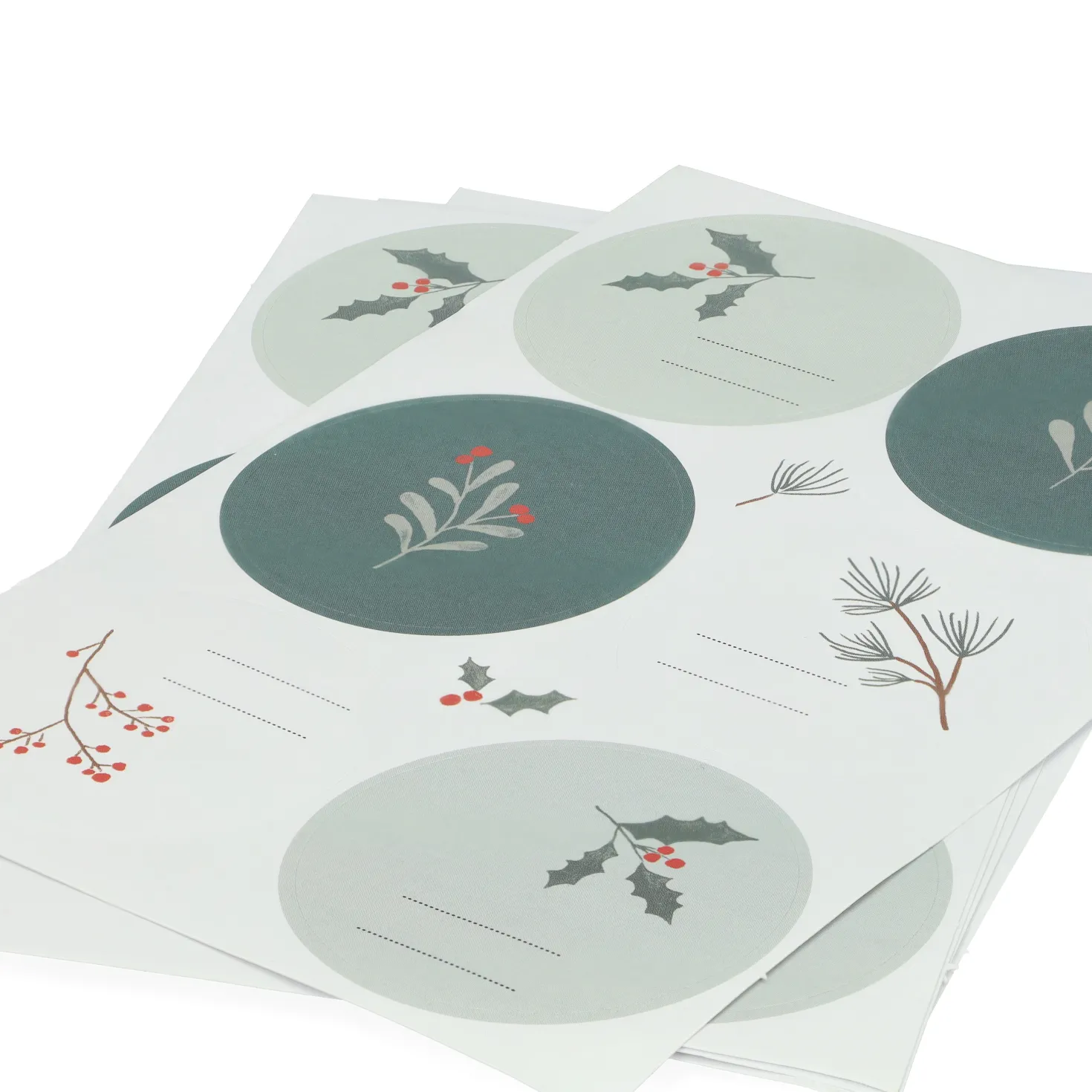 Stickers, kersttakjes, 36 stuks
