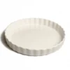 Taart-/ quichevorm, porselein, Ø 30 cm