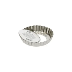 Taartvorm, gerecycled rvs, PFAS-vrij, losse bodem, Ø 9 cm