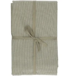 Tafelkleed, GOTS bio-katoen, olijfgroen, 145 x 250 cm