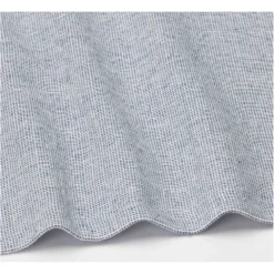 Tafelkleed rond, GOTS bio-katoen, blauw, Ø 180 cm