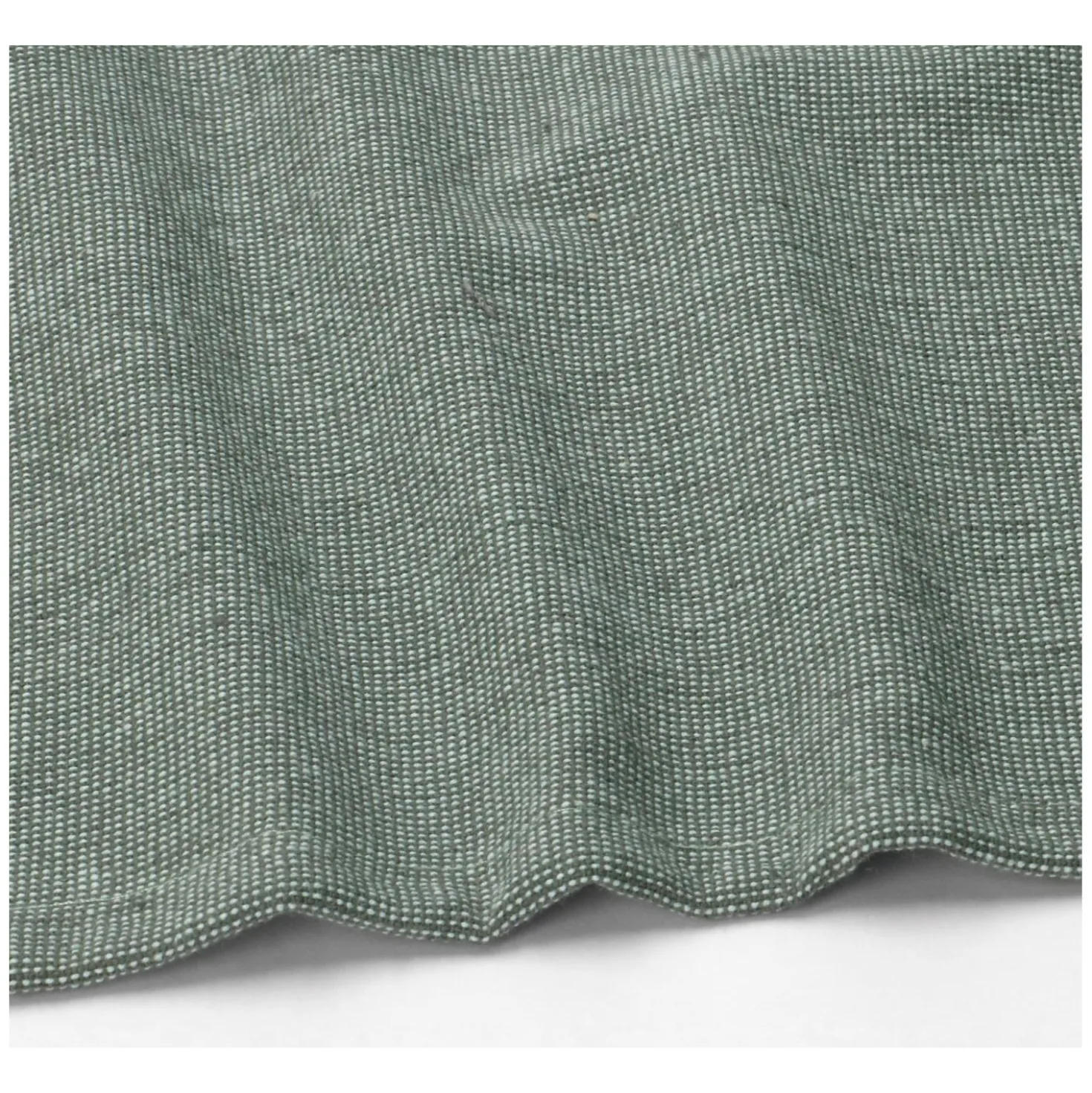 Tafelloper, GOTS bio-katoen, groen, 50 x 150 cm