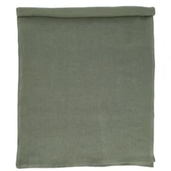 Tafelloper, linnen, groengrijs, 47 x 140 cm