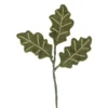 Tak met eikenblad, vilt, groen, 28 cm