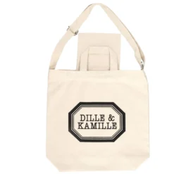 Tas, Dille & Kamille, gerecycled katoen, verstelbaar hengsel, 40 x 12 x 40 cm