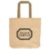 Tas, Dille & Kamille, jute met hengsel, 44 x 8 x 44 cm