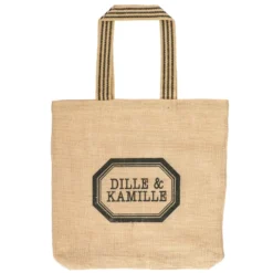 Tas, Dille & Kamille, jute met hengsel, 44 x 8 x 44 cm