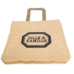 Tas, Dille & Kamille, jute met hengsel, 44 x 8 x 44 cm