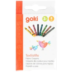 Textielkrijtjes, 8 stuks