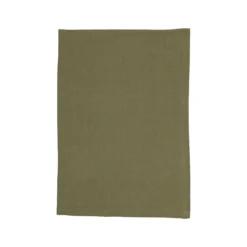Theedoek, bio-katoen, mosgroen gemêleerd
