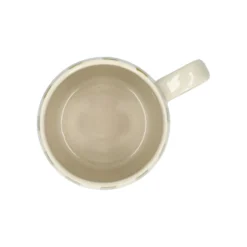 Theemok, steengoed, groen gestreept, Ø 9,5 cm