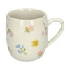 Theemok, steengoed, kleine bloemetjes, Ø 9,5 cm