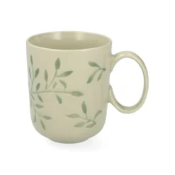 Theemok, steengoed, lichtgroen, takjes, 380 ml