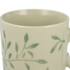 Theemok, steengoed, lichtgroen, takjes, 380 ml