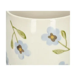 Theemok, steengoed, viooltjes, Ø9,5 cm