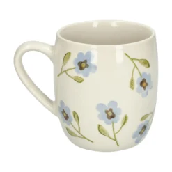Theemok, steengoed, viooltjes, Ø9,5 cm