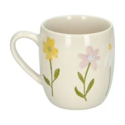 Theemok, steengoed, wilde bloemen, Ø 9,5 cm