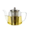 Theepot met theezeefje, recht, glas, 1,1 l