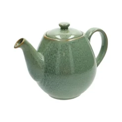 Theepot reactief glazuur, steengoed, groen, 1,8 l