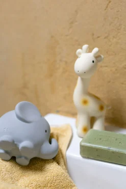 Tikiri bad- en bijtspeeltje met rammelaar - olifant