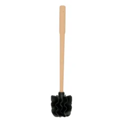 Toiletborstel, silicone, beukenhout