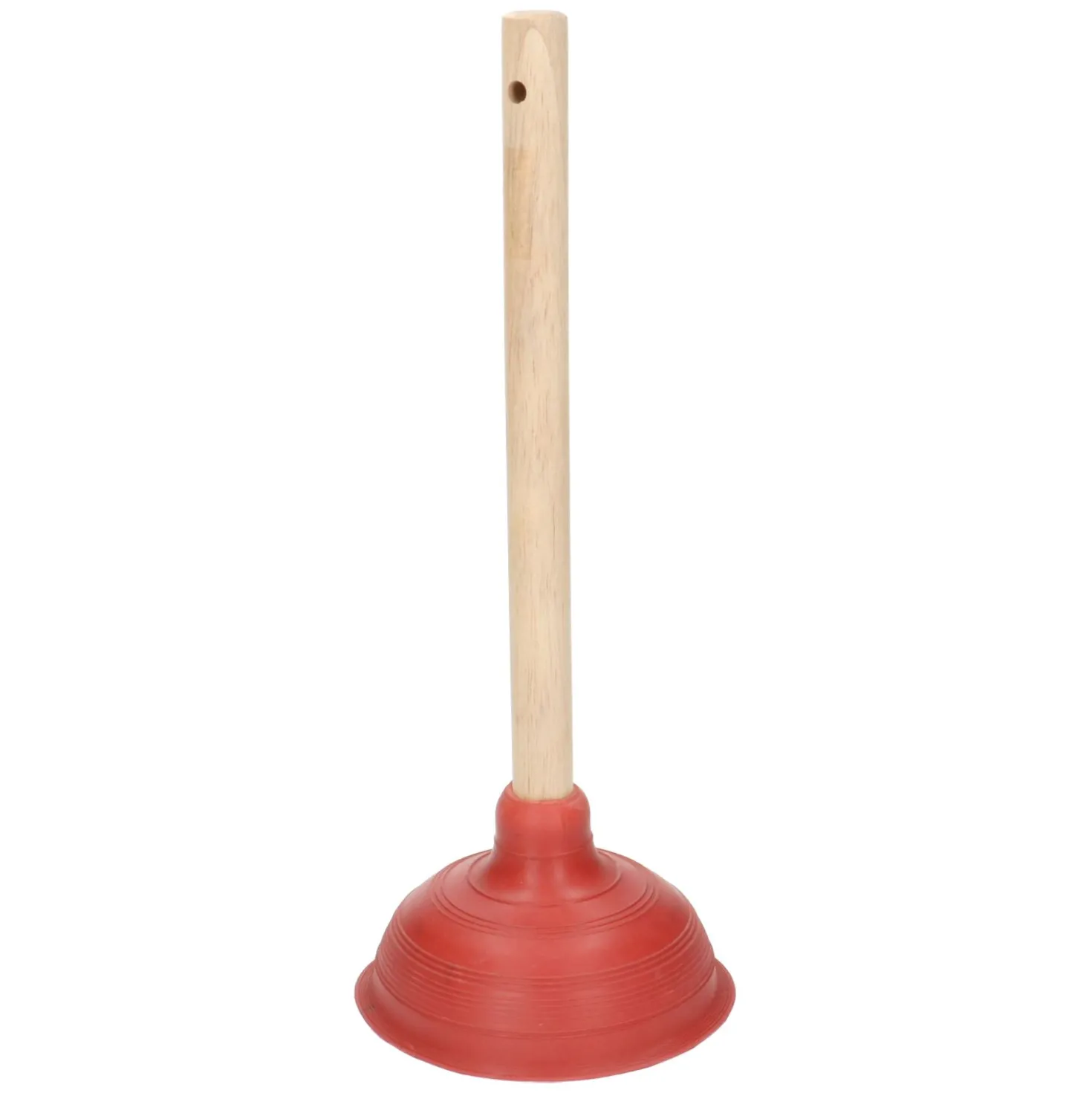 Toiletontstopper, beukenhout en natuurrubber
