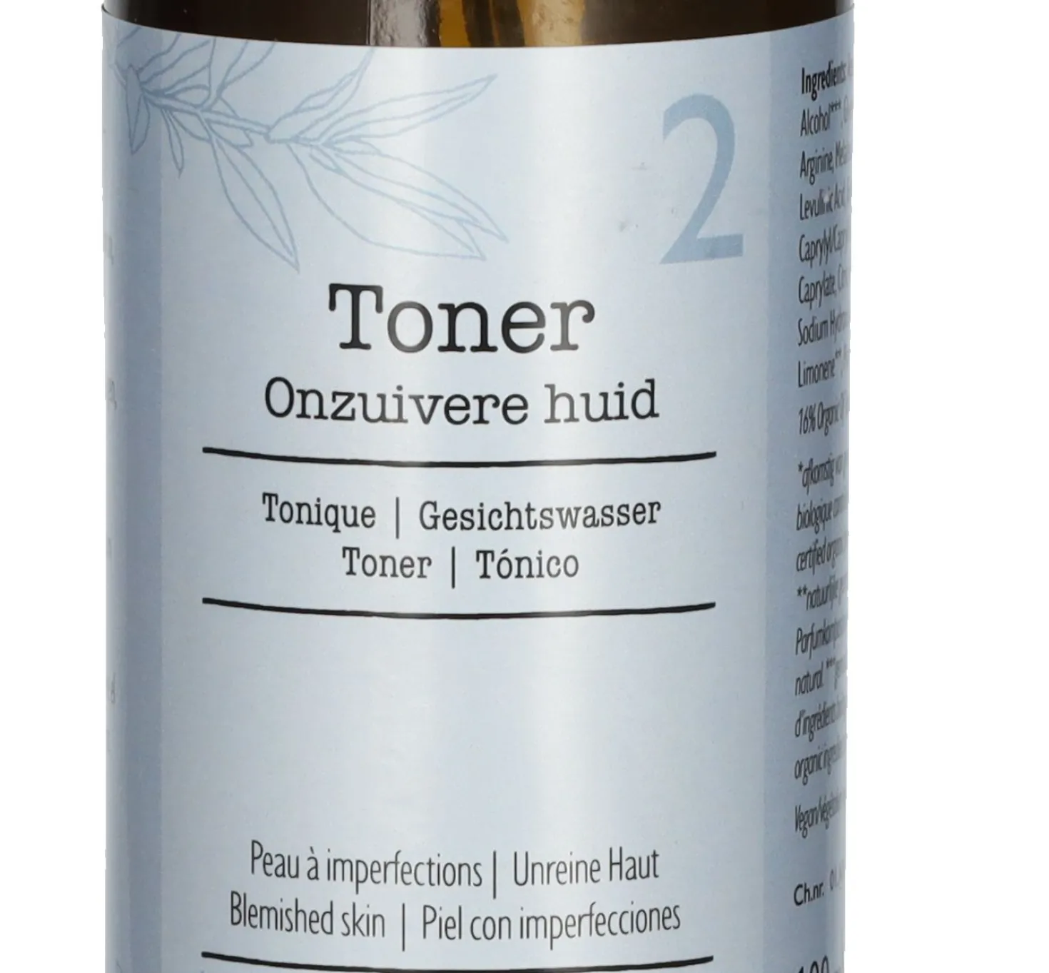 Toner, onzuivere huid, 100 ml