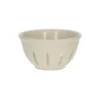 Uitlekbakje fruit, steengoed, beige, spikkel, Ø 14 cm