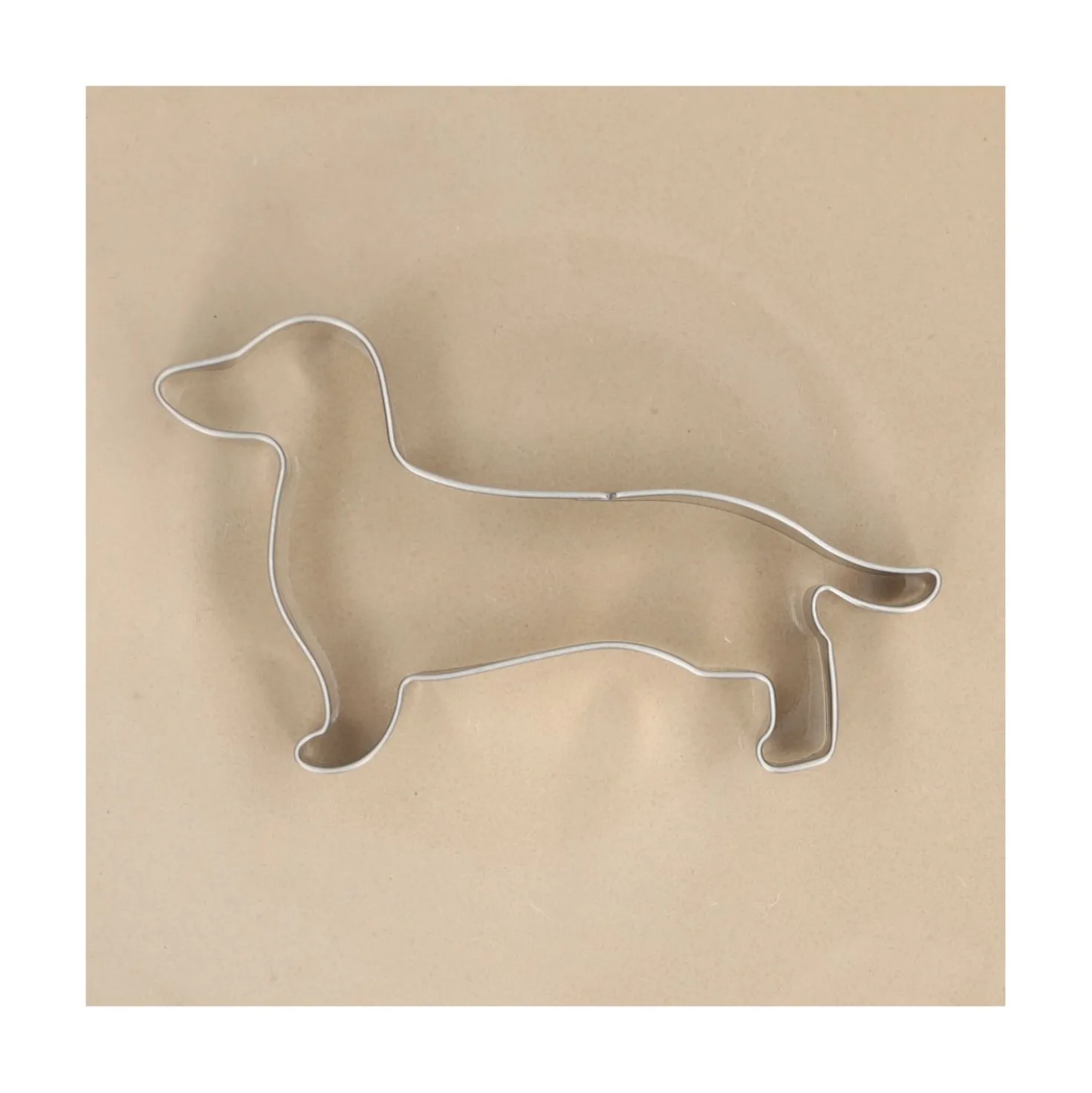 Uitsteekvorm hond, recycled rvs